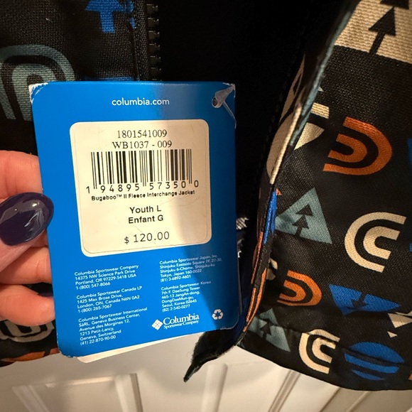 *BNWT* Columbia Boys Bugaboo II Fleece Interchange 3-in-1 Jacket - Picture 6 of 9